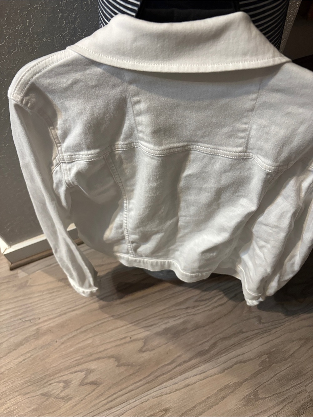 Michael Kors White Jacket with Gold-Tone Buttons - Picture 3 of 3